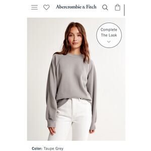 Abercrombie & Fitch Taupe Grey Essentials Sweat Set Size XL